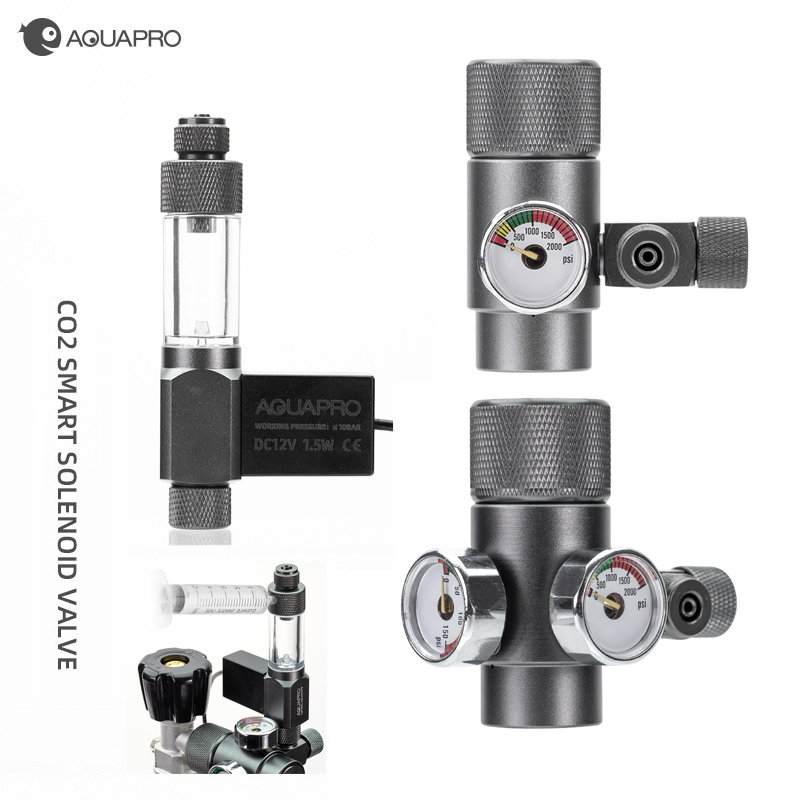 Aquarium Fish Real - Aquarium Co2 Regulator Mini System Carbon