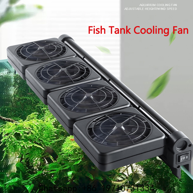 Aquarium Fish Accessories - Fish Tank Cooling Fan Timing Adjustable