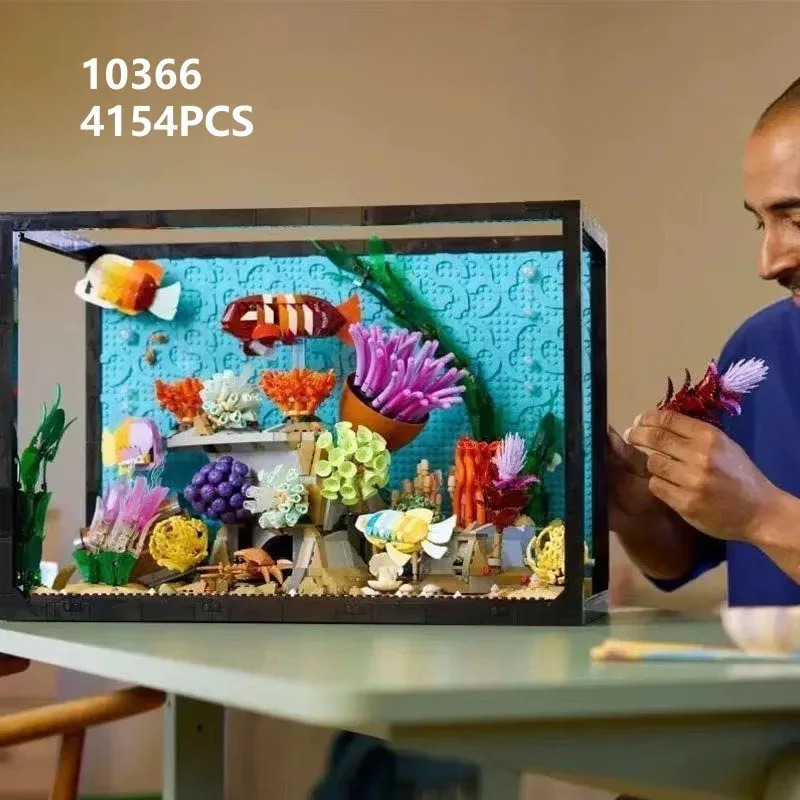 Aquarium Fish Real - 10366 Children Educational Toy Building blocks