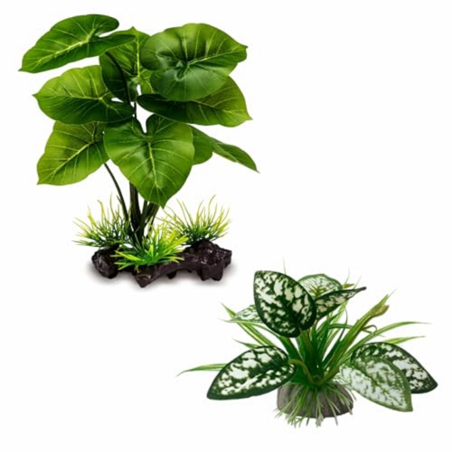 Aquarium Fish Accessories - Reptile Articial Plants Terrarium Plants Decorations
