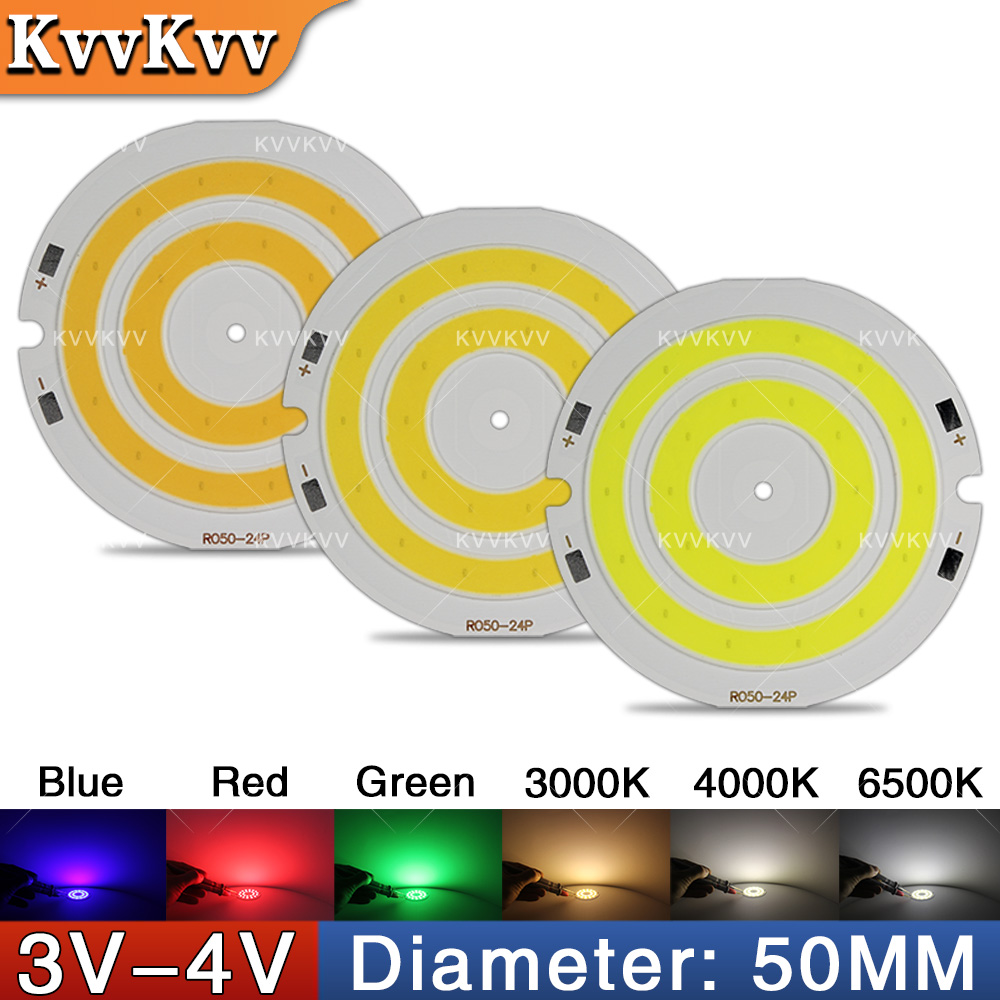Aquarium Fish Lamp - 3V 4V Round COB LED Lamp