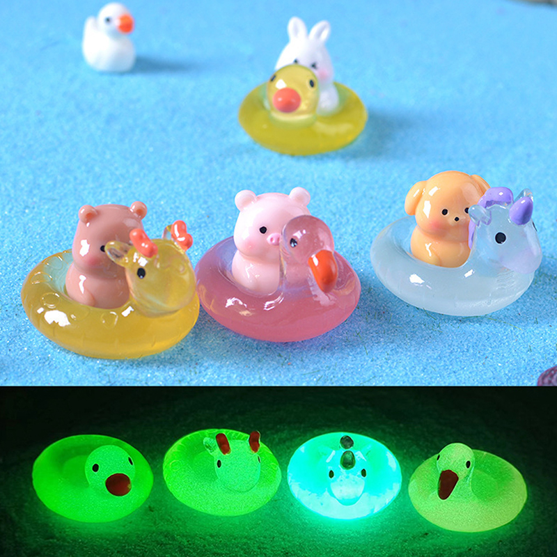 Aquarium Fish Names - Mini Luminous Swimming Ring Miniature Funny