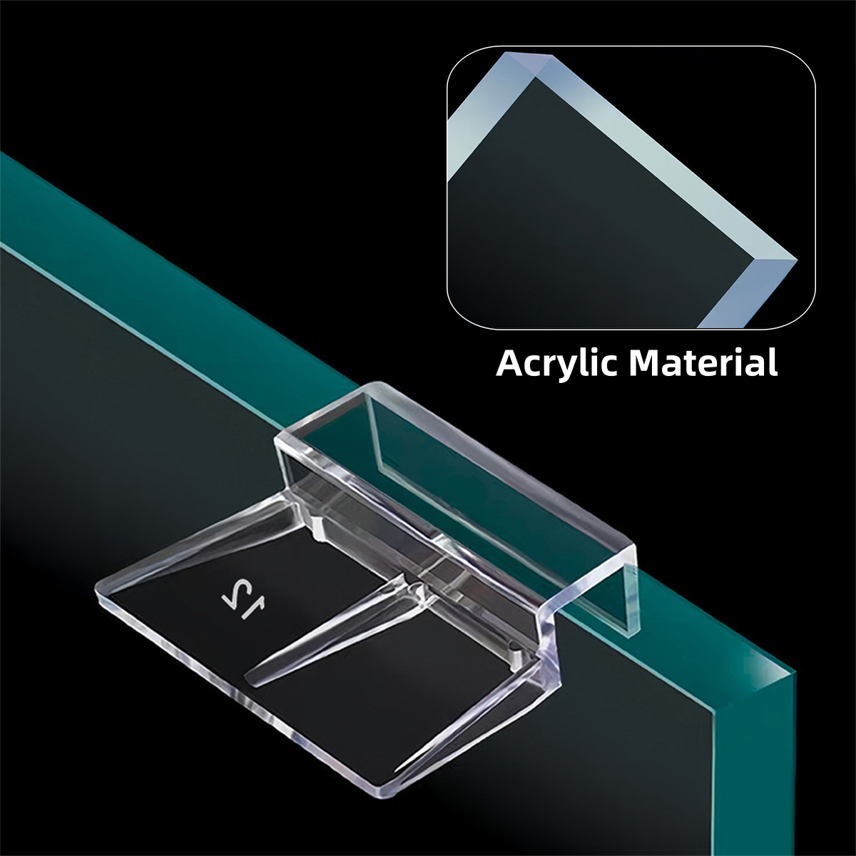 10Pcs Transparent Acrylic Fish - огляд і ціна Aquarium Fish Real