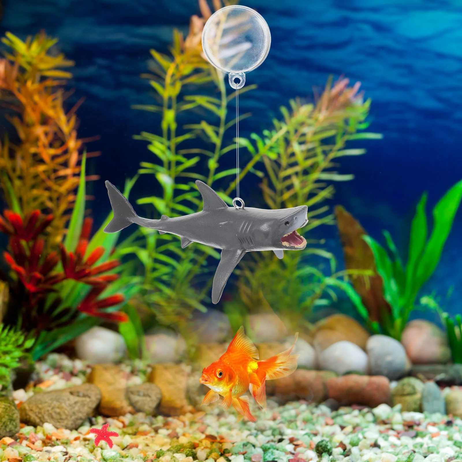 2pcs Fish Tank Shark Decoratio - огляд і ціна Aquarium Fish Shark