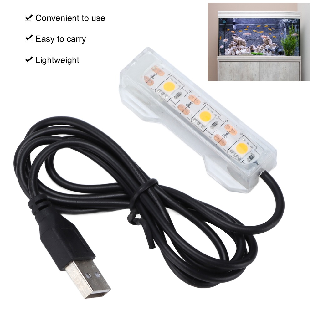 Decorative Lighting USB Aquari - огляд і ціна Aquarium Fish Light Lamp