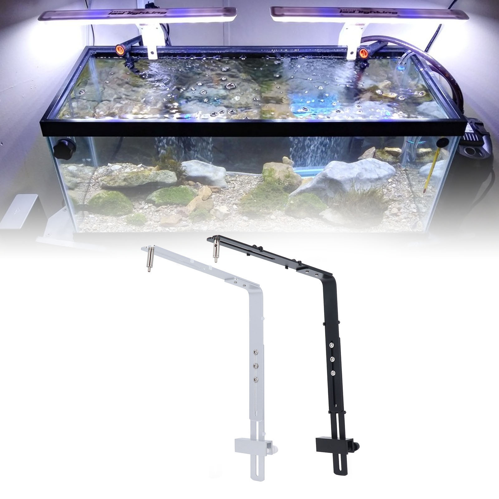 Aquarium Lamp Stand Aquarium L - огляд і ціна Aquarium Fish Light Lamp