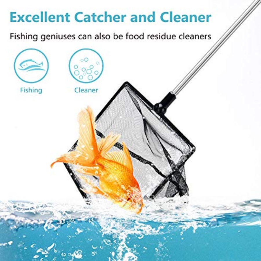 Aquarium Fish Net Fine Mesh Fi - огляд і ціна Aquarium Fish Long