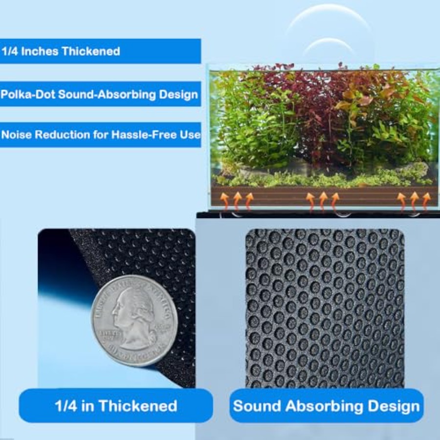 4 Pack Aquarium Leveling Mat B - огляд і ціна Aquarium Fish Under 1 Inch