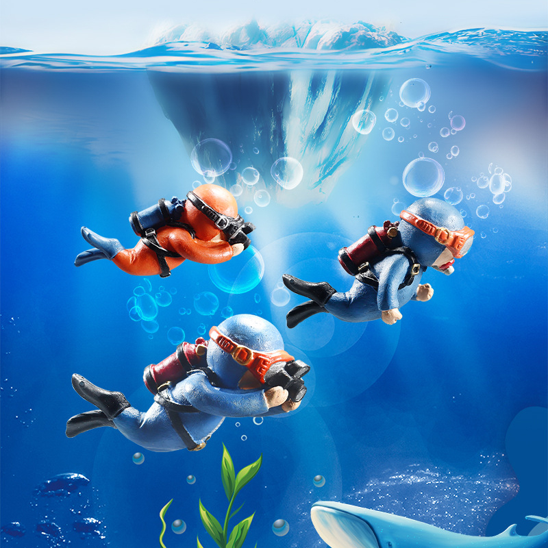 Luminous Green Mini Diver Kawa - огляд і ціна Aquarium Fish Game