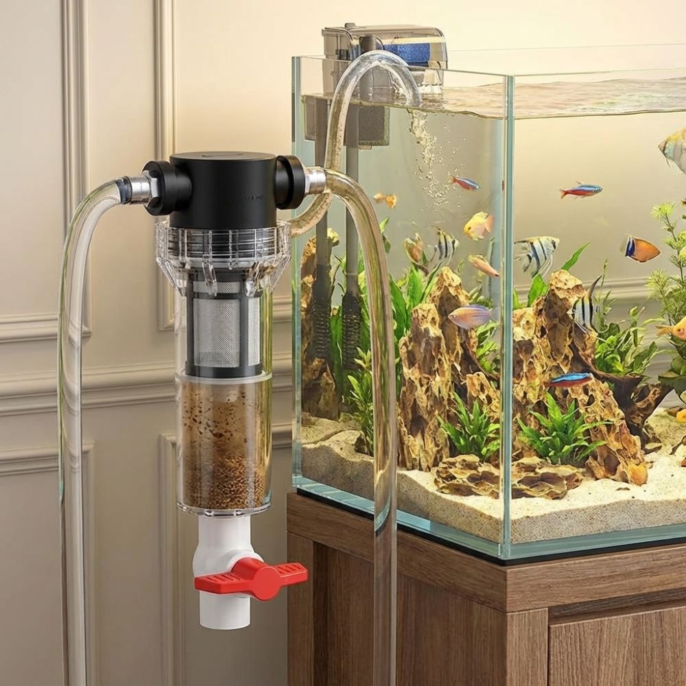 1/2 3/4 Female Thread Aquarium - огляд і ціна Aquarium Fish Waste Collector