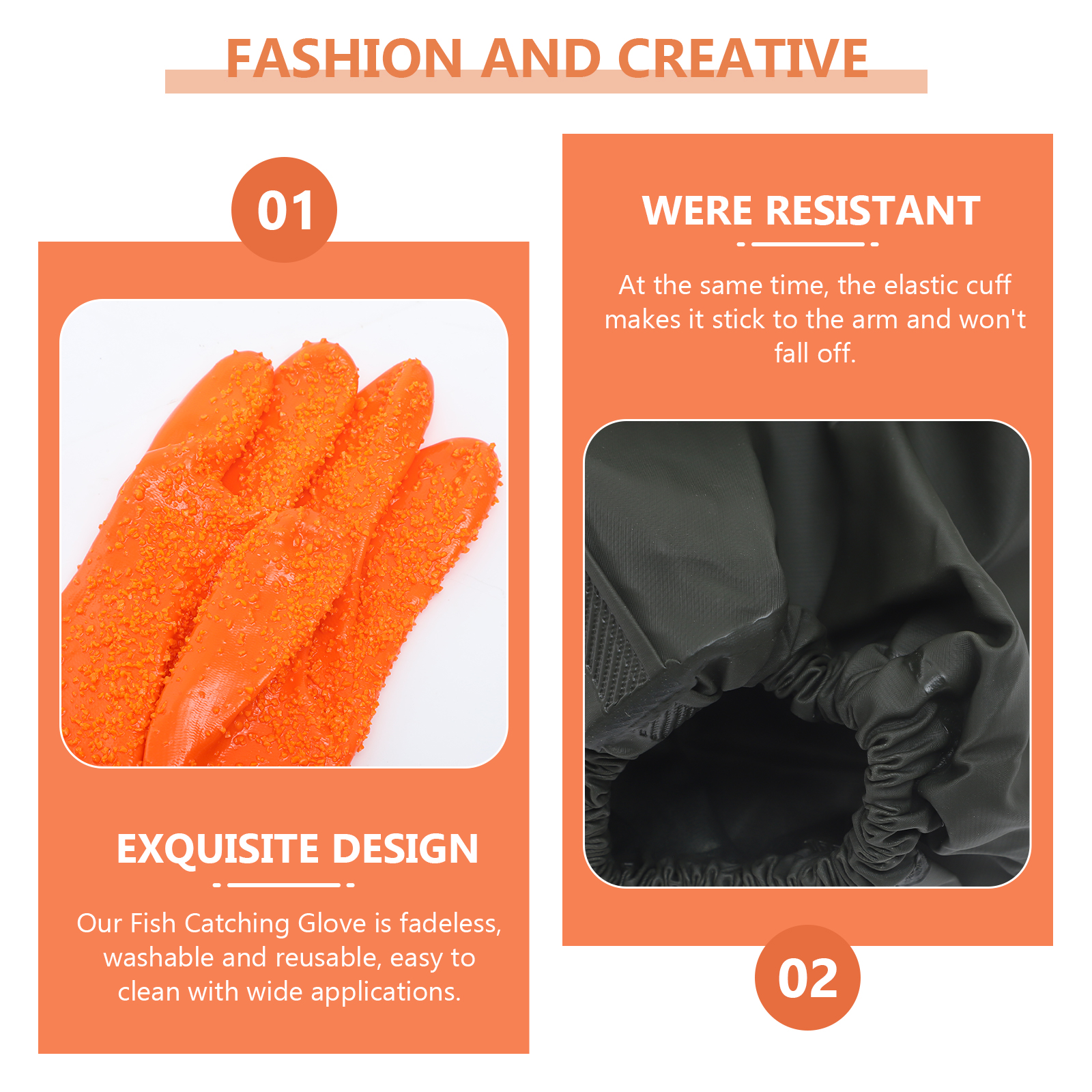 1 Pair Waterproof Gloves Long  - огляд і ціна Aquarium Fish Long