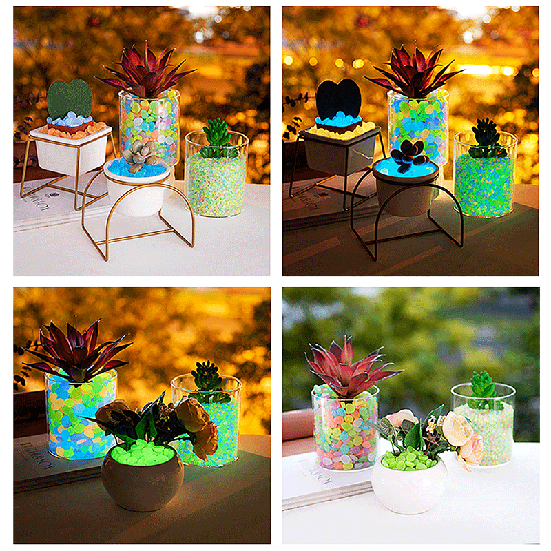 C 100pcs Garden Decor Luminous - огляд і ціна Aquarium Fish Accessories