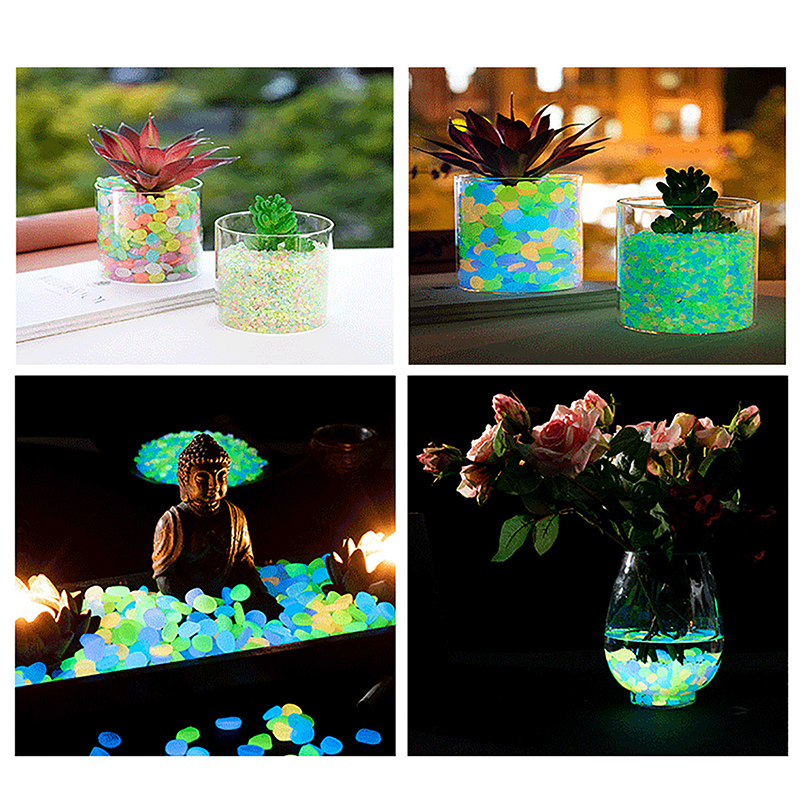 C 100pcs Garden Decor Luminous - огляд і ціна Aquarium Fish Accessories