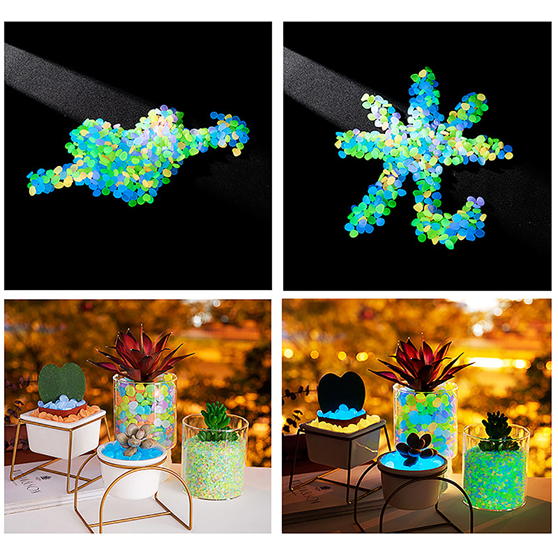 C 100pcs Garden Decor Luminous - огляд і ціна Aquarium Fish Accessories