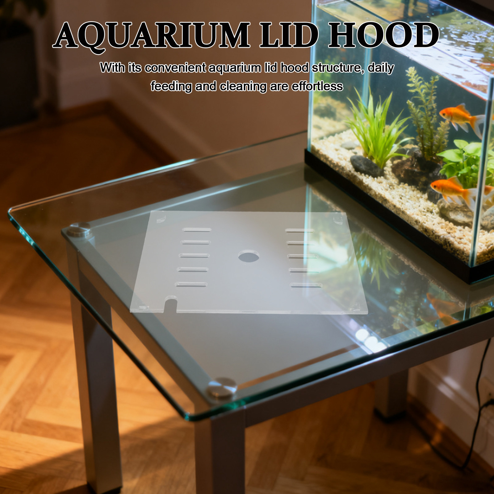 Clear Fish Tank Lid 7.1x5.5 In - огляд і ціна Aquarium Fish Keeping