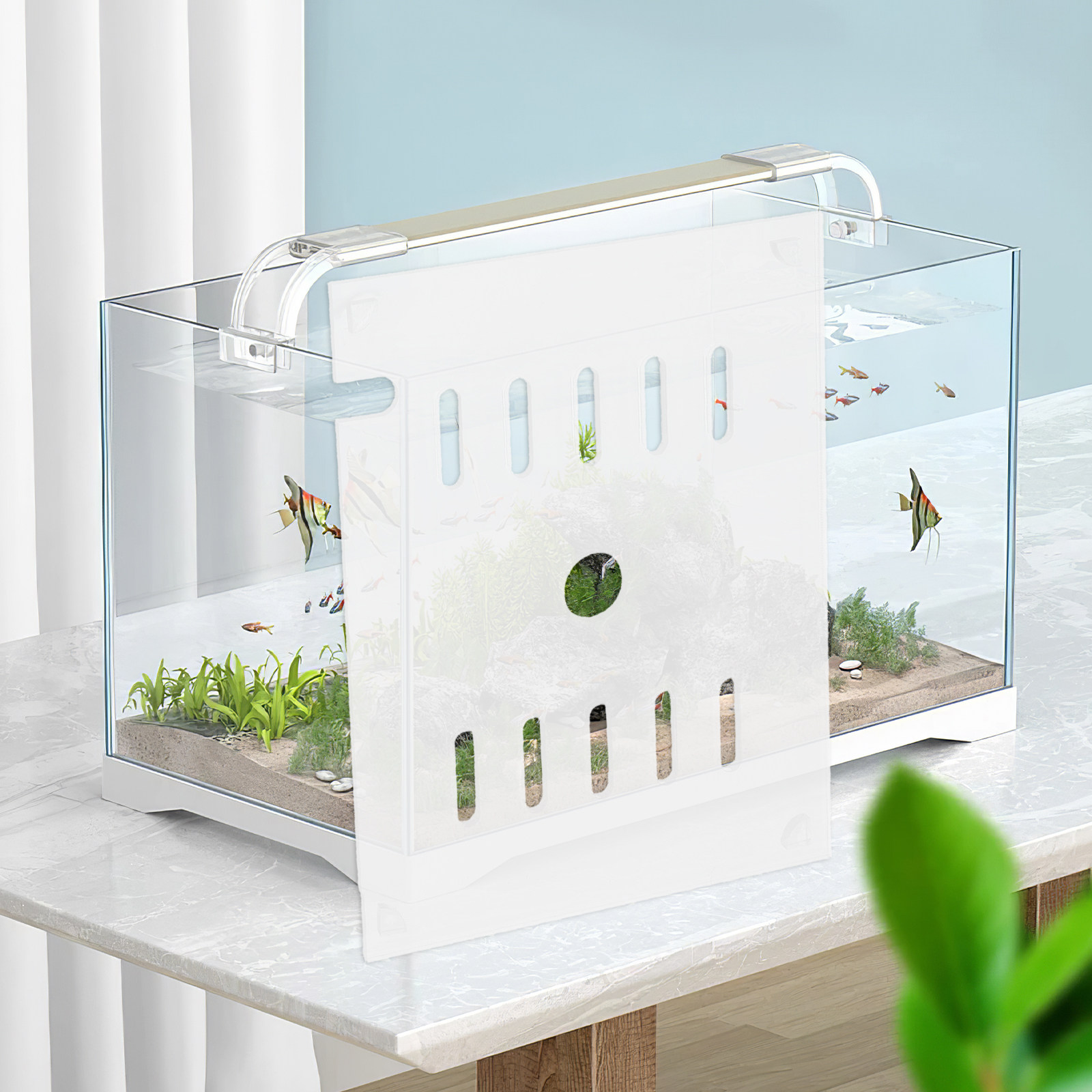 Clear Fish Tank Lid 7.1x5.5 In - огляд і ціна Aquarium Fish Keeping