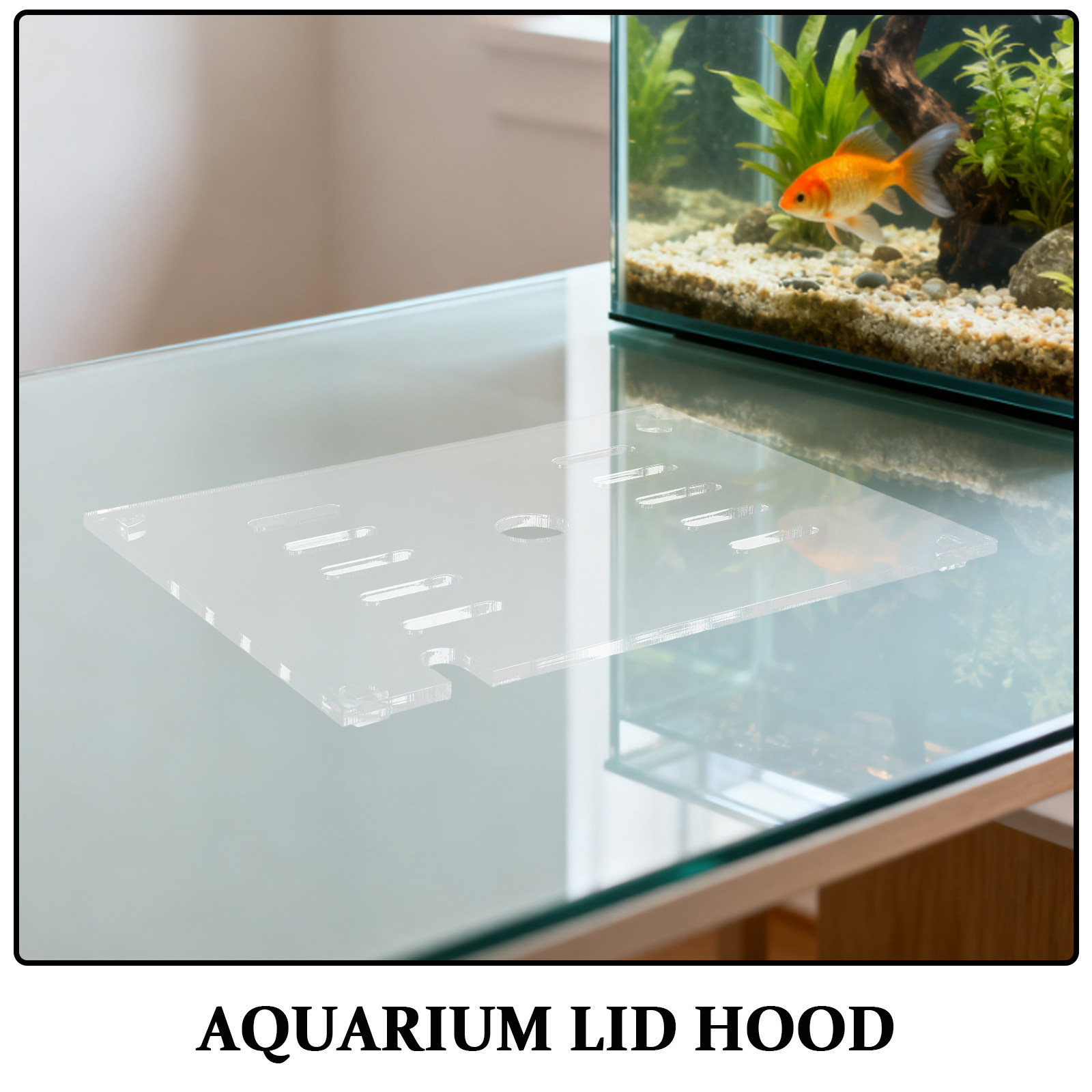 Clear Fish Tank Lid 7.1x5.5 In - огляд і ціна Aquarium Fish Keeping