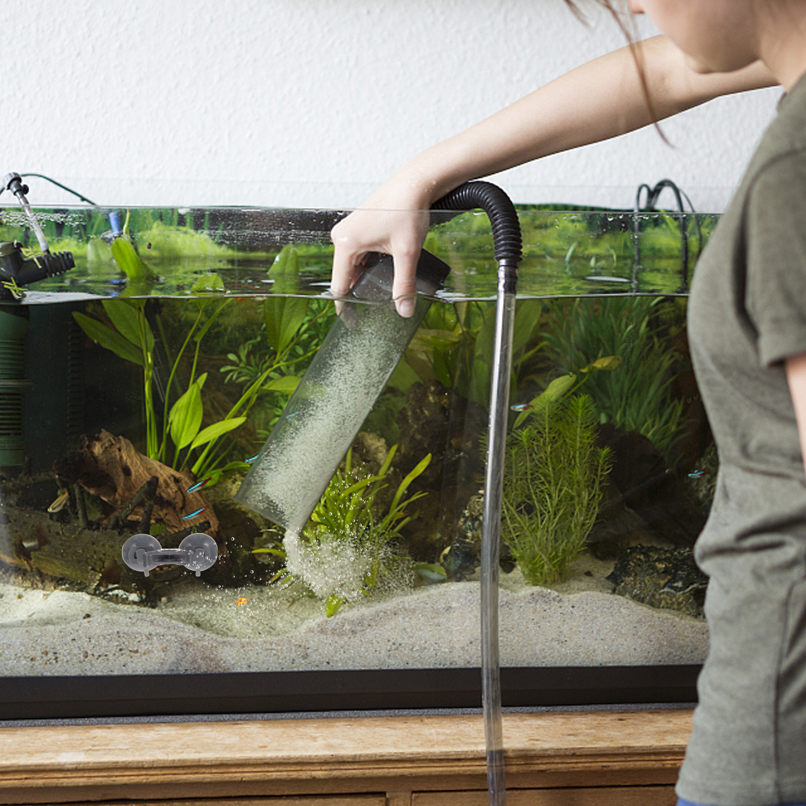 2Pcs Plastic Fish Tank Lamp Br - огляд і ціна Aquarium Fish Light Lamp