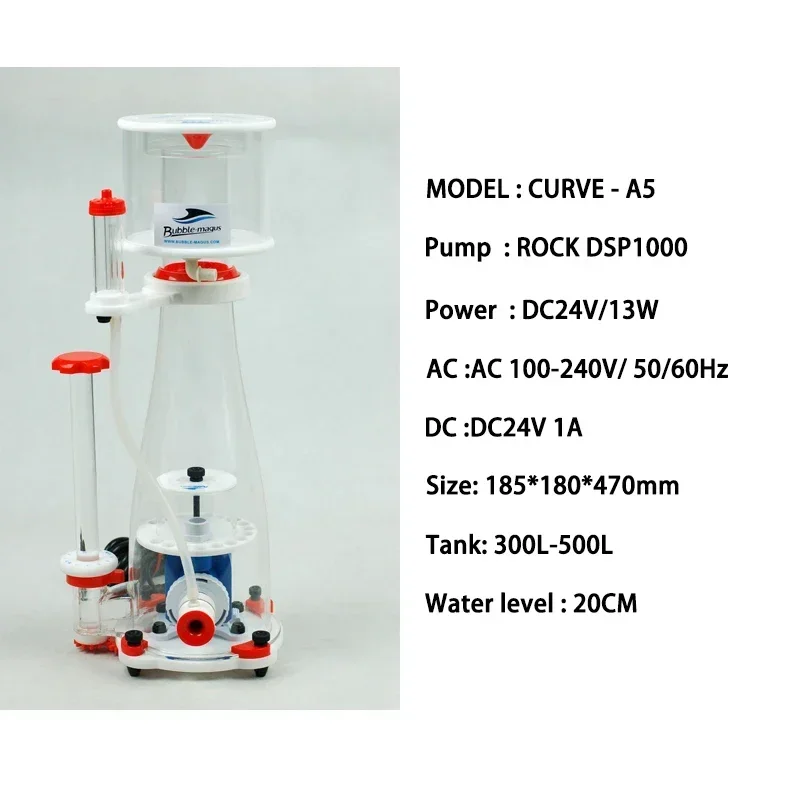 Bubble Magus Curve 5/7/9 A5/A8 - огляд і ціна Protein Skimmer Reef