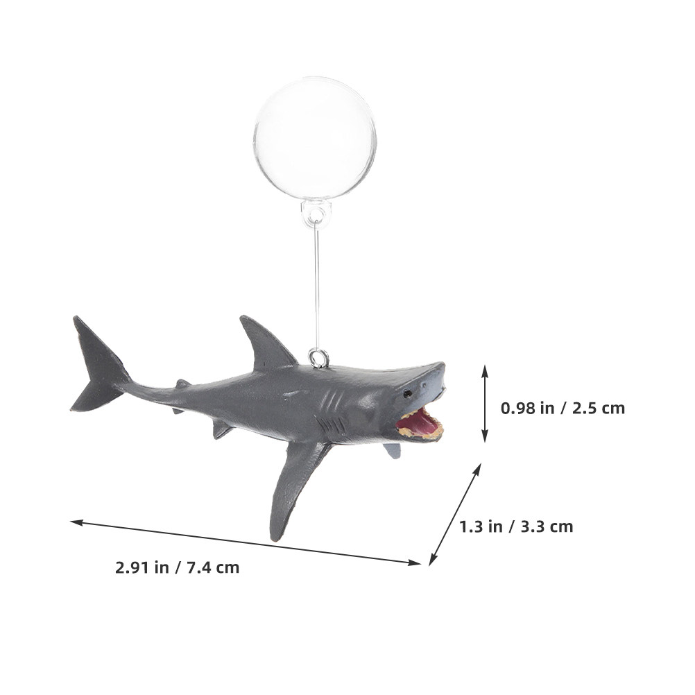 1Set Realistic Shark Floating  - огляд і ціна Aquarium Fish Shark