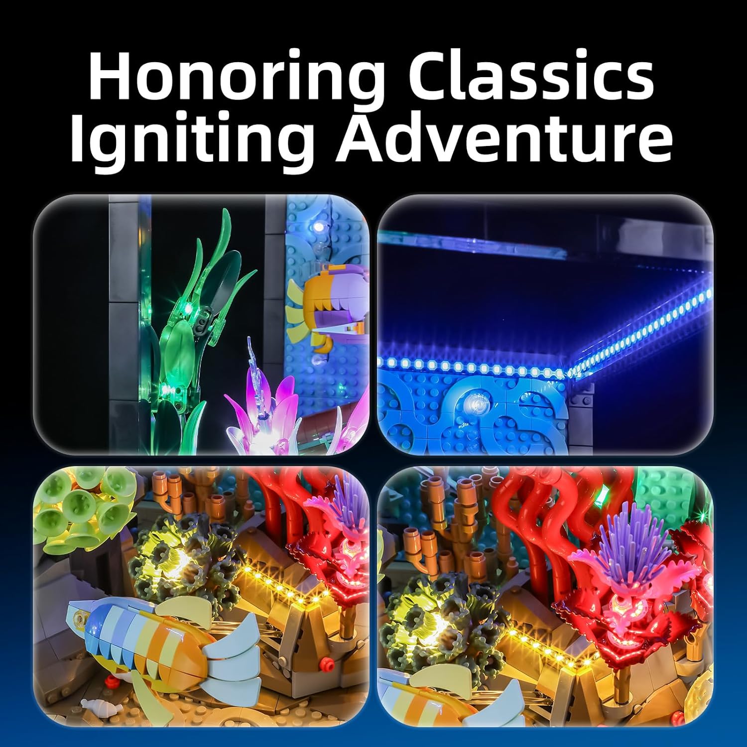 Hprosper LED Light for lego 10 - огляд і ціна Aquarium Fish Lamp