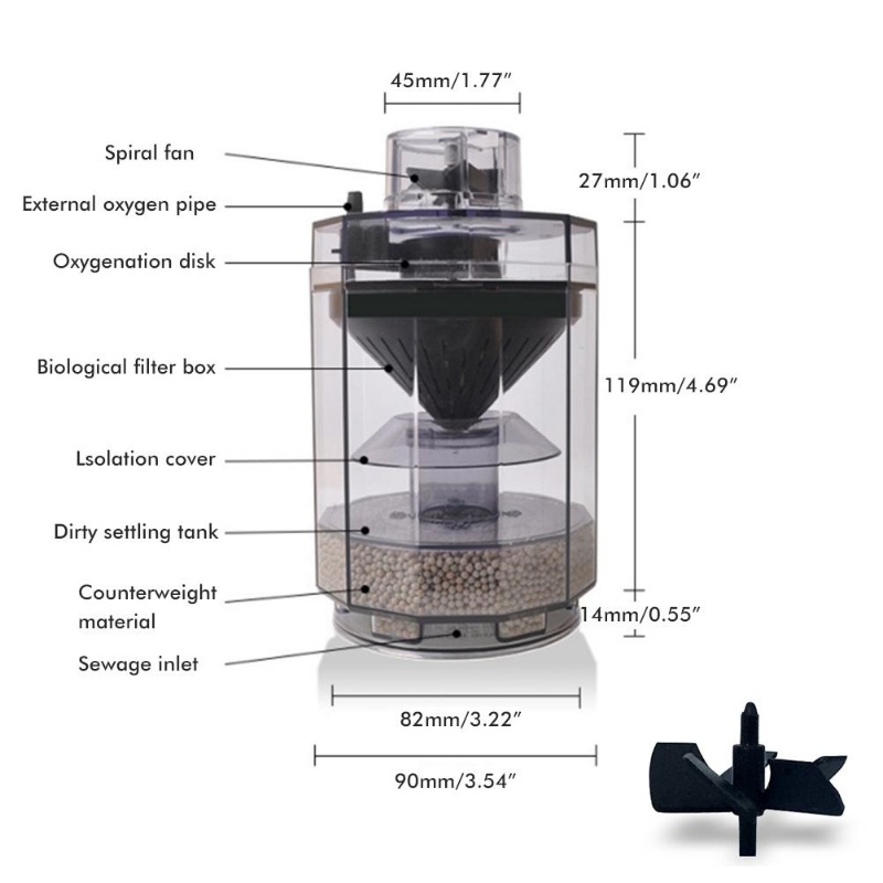 Fish Poop Collector Fish Tank  - огляд і ціна Aquarium Fish Waste Collector