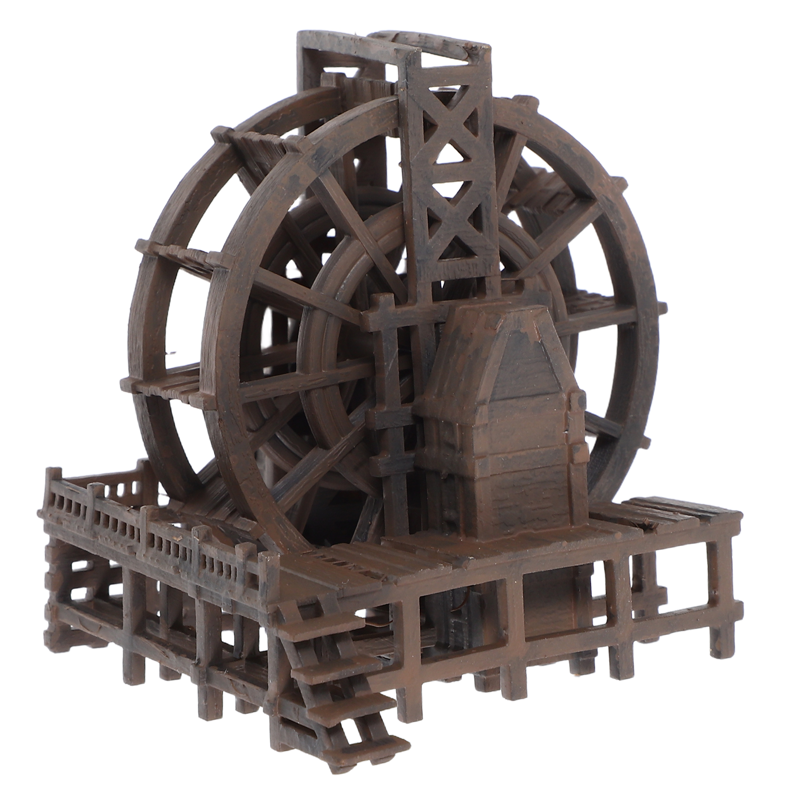 Miniature Water Wheel Ornament - огляд і ціна Aquarium Fish Real