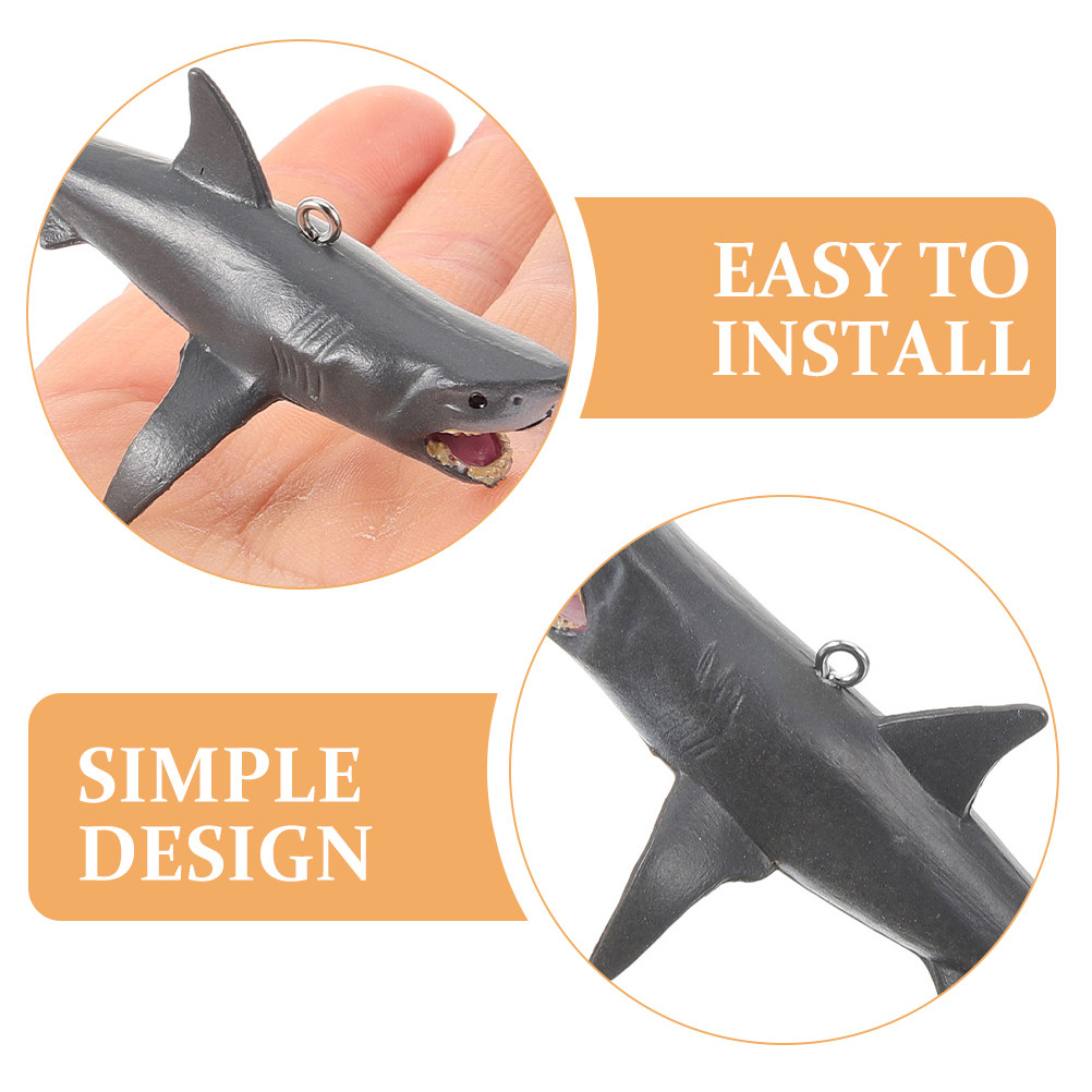 1Set Realistic Shark-Shaped Fl - огляд і ціна Aquarium Fish Shark