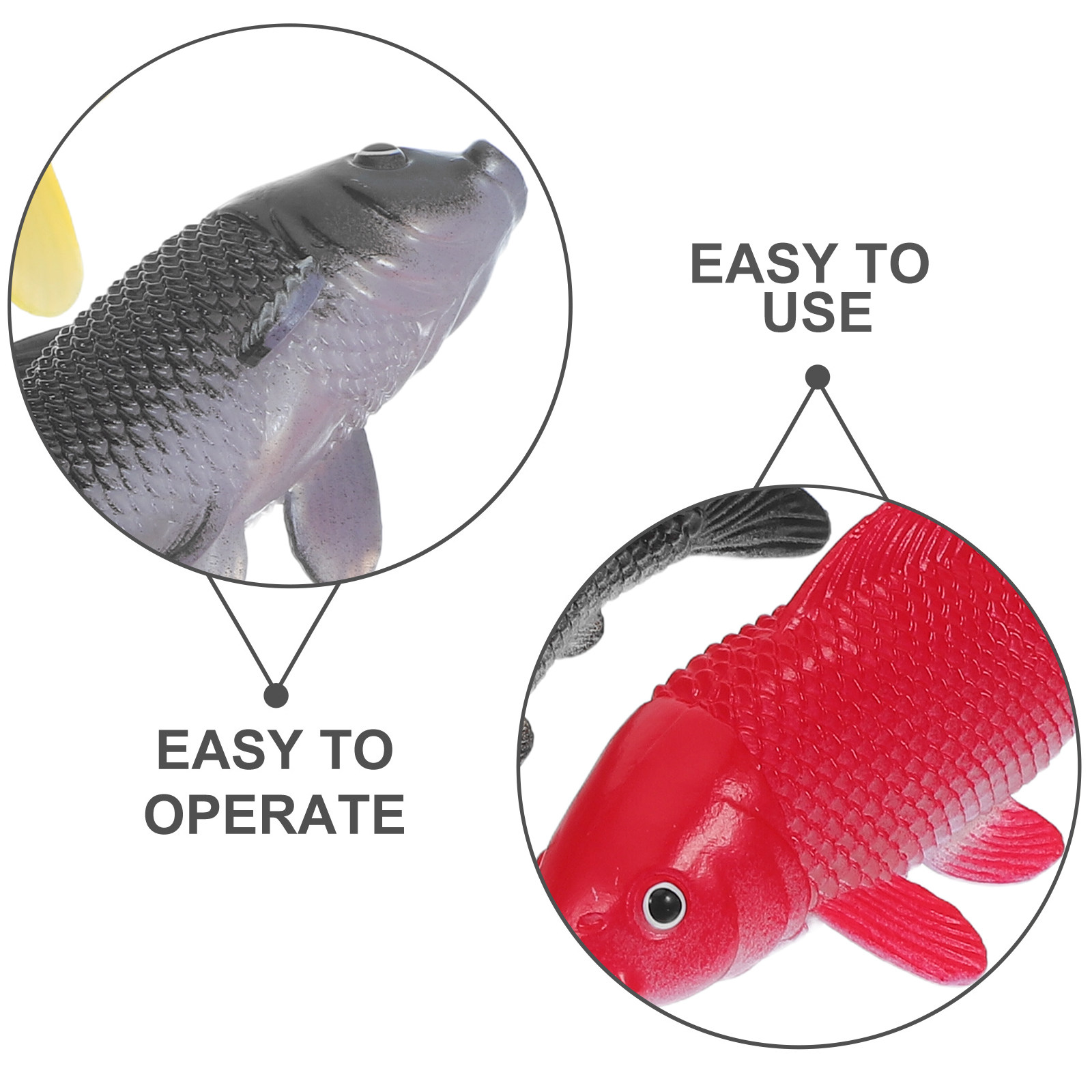 3pcs Fish Crafts Toys Realisti - огляд і ціна Aquarium Fish Real