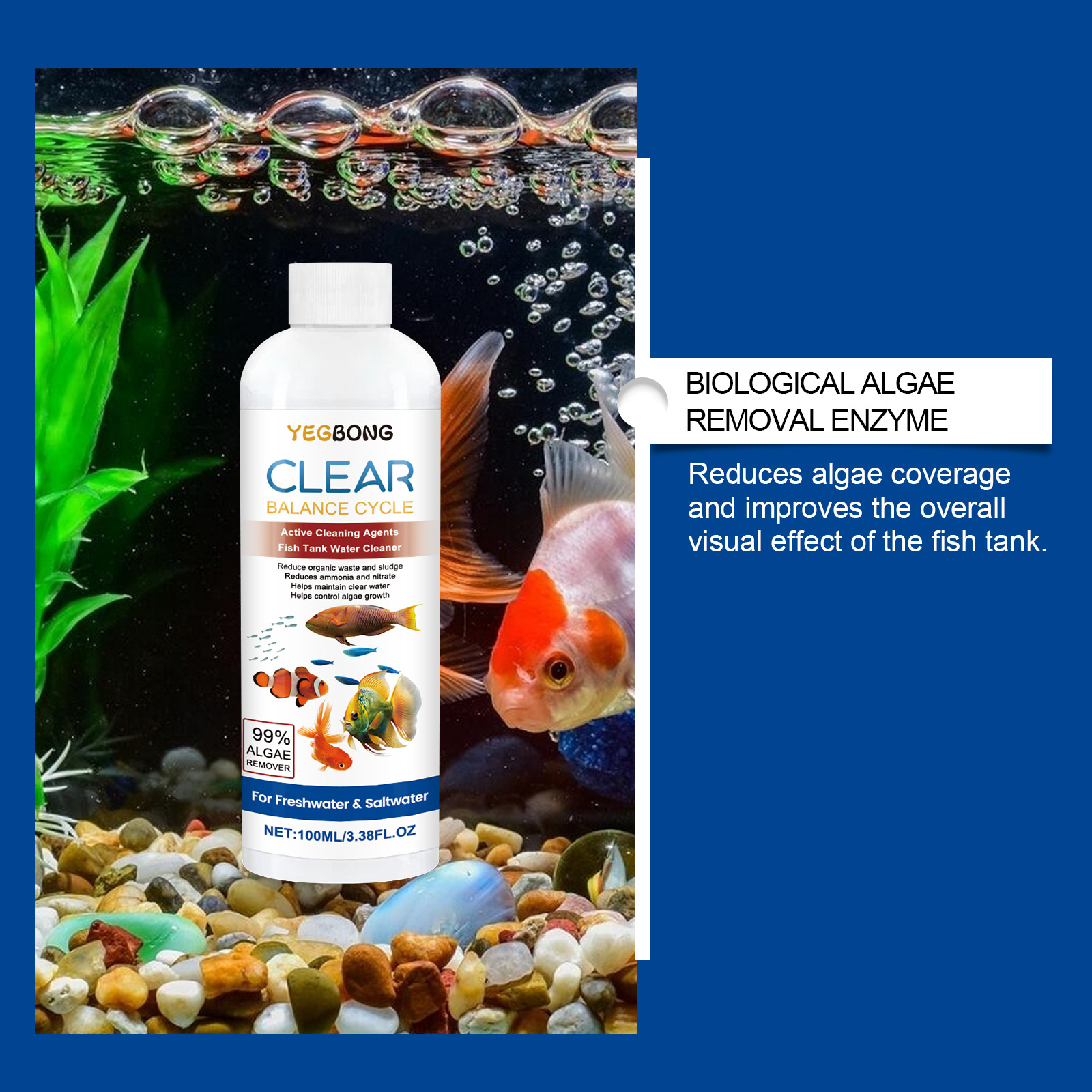 Algae Remover for Fish Tanks,  - огляд і ціна Aquarium Fish Waste Collector