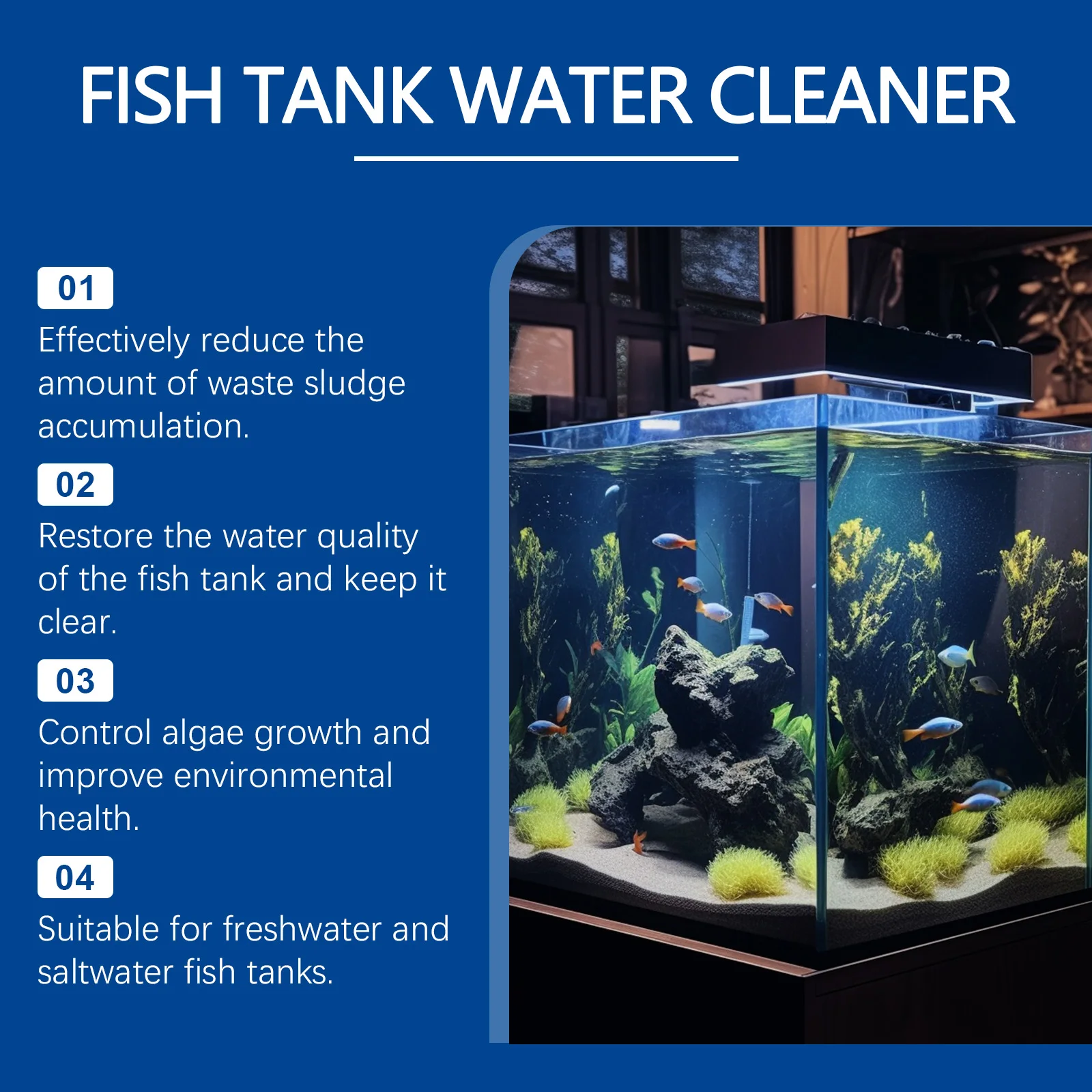 Algae Remover for Fish Tanks,  - огляд і ціна Aquarium Fish Waste Collector