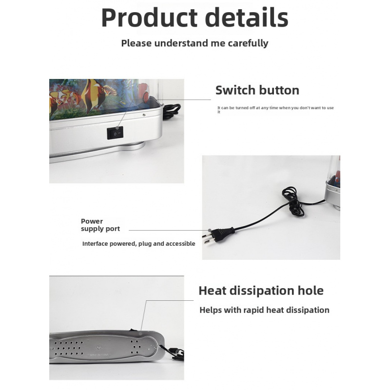 Mini LED Fish Lamp - Night Lig - огляд і ціна Aquarium Fish Light Lamp