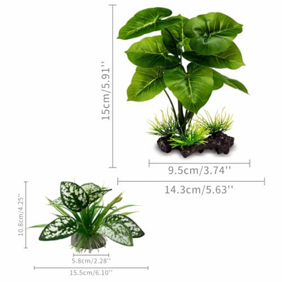 Reptile Articial Plants Terrar - огляд і ціна Aquarium Fish Accessories
