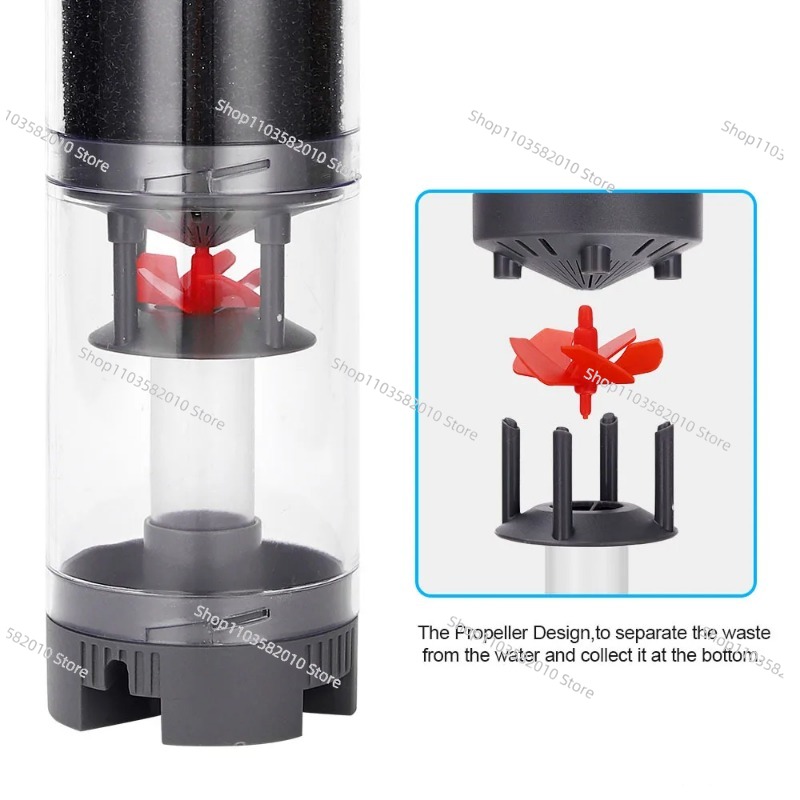 Transparent Desktop Plastic Aq - огляд і ціна Aquarium Fish Waste Collector