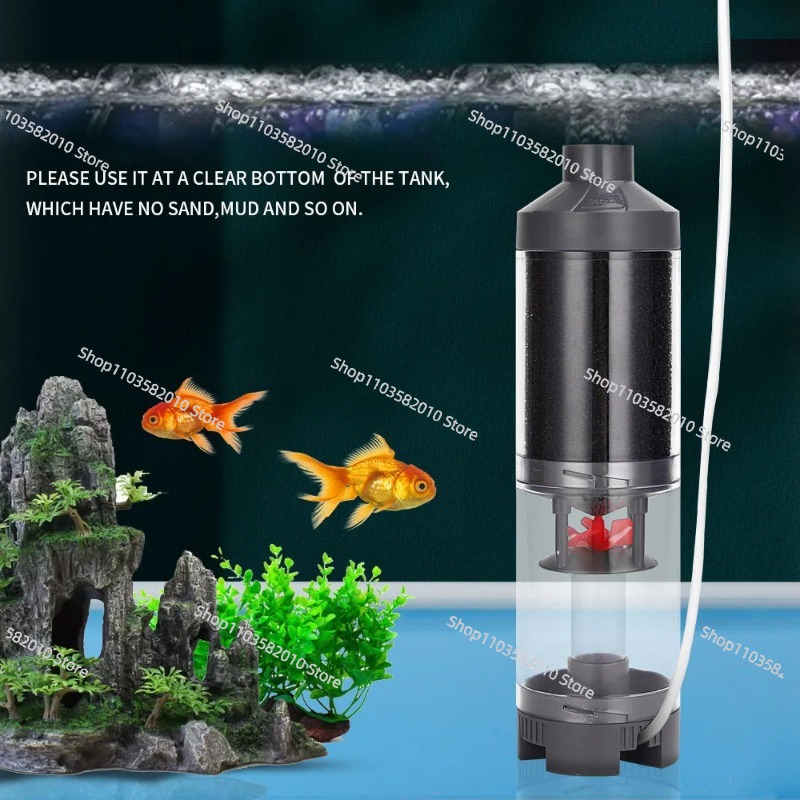 Transparent Desktop Plastic Aq - огляд і ціна Aquarium Fish Waste Collector