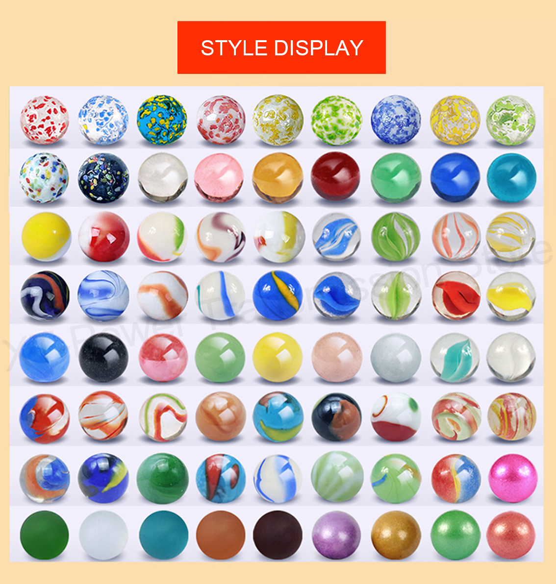 5-90PCS 16mm Colorful Glass Ma - огляд і ціна Aquarium Fish Game