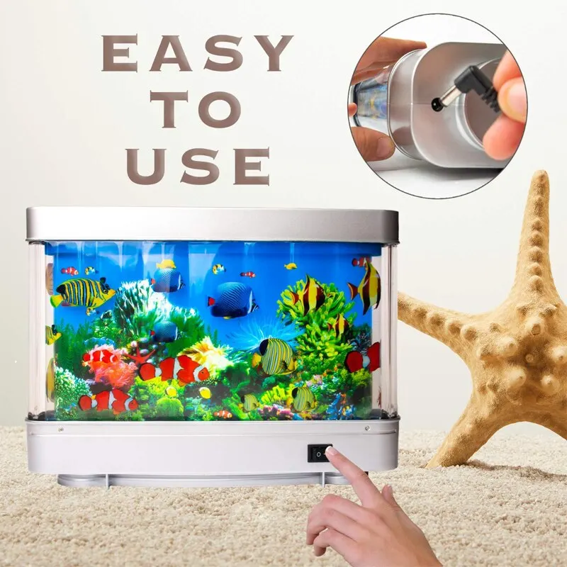 Tropical Fish Tank Lamps Artif - огляд і ціна Aquarium Fish Real