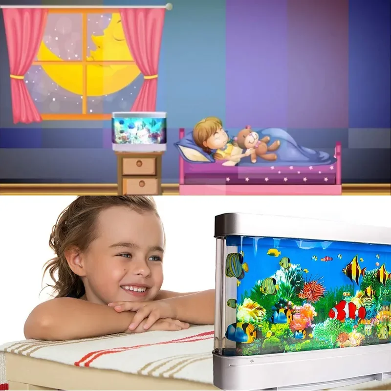 Tropical Fish Tank Lamps Artif - огляд і ціна Aquarium Fish Real