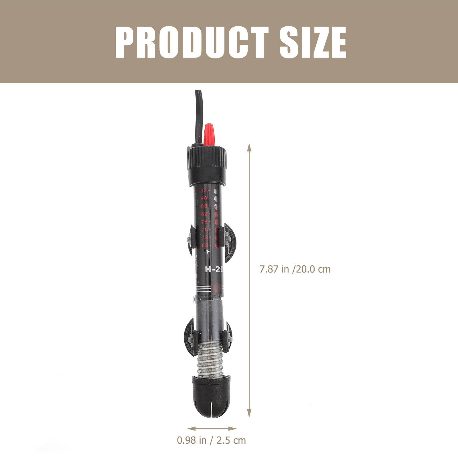 Submersible Aquarium Heater 50 - огляд і ціна Aquarium Fish Long