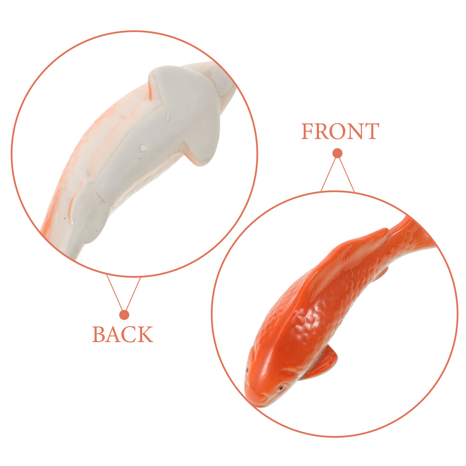 Ceramic Goldfish Sculpture Dec - огляд і ціна Aquarium Fish Long