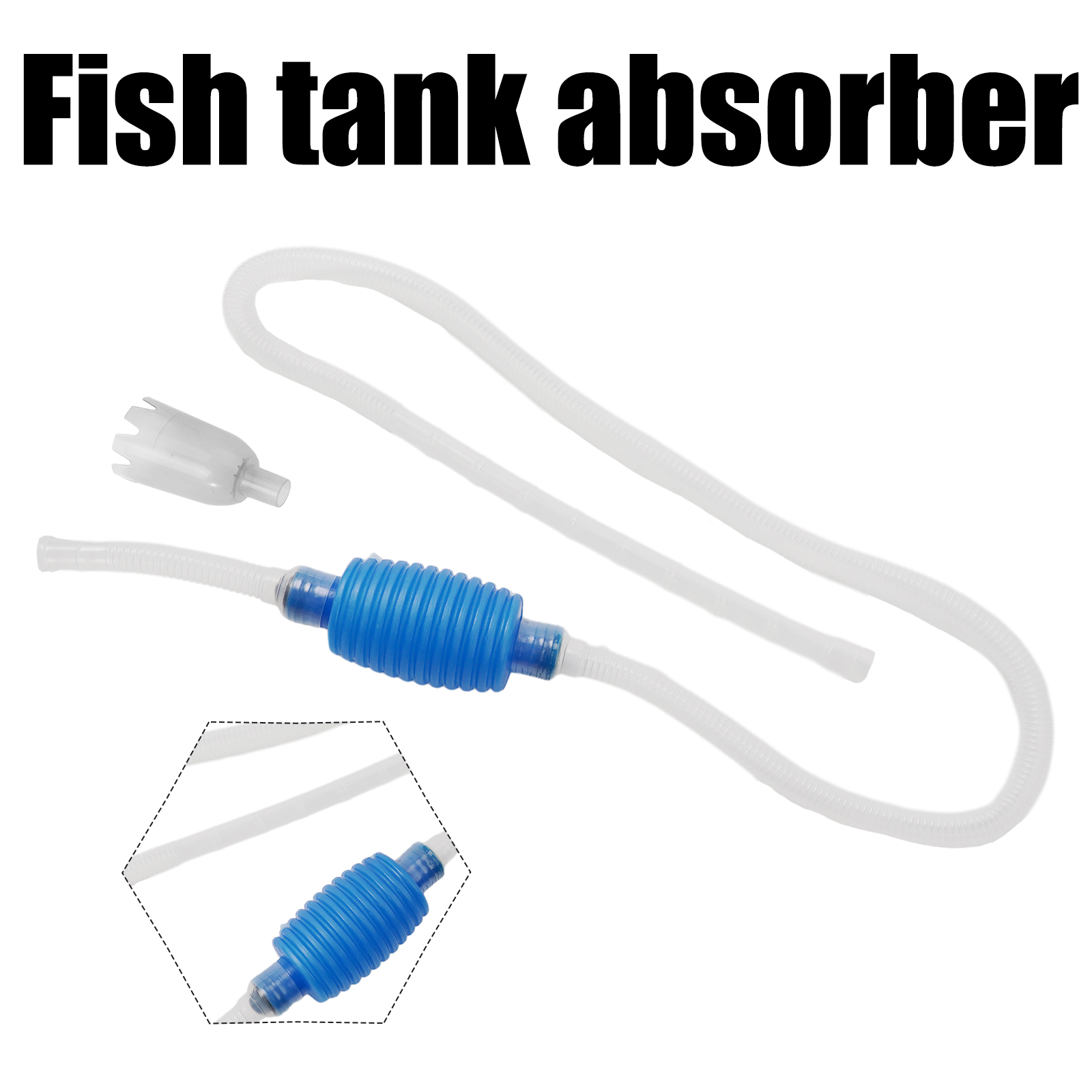 Manual Aquarium For Gravel Vac - огляд і ціна Aquarium Fish Waste Collector