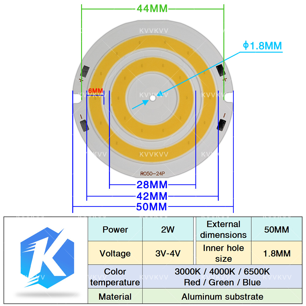3V 4V Round COB LED Lamp Parts - огляд і ціна Aquarium Fish Lamp