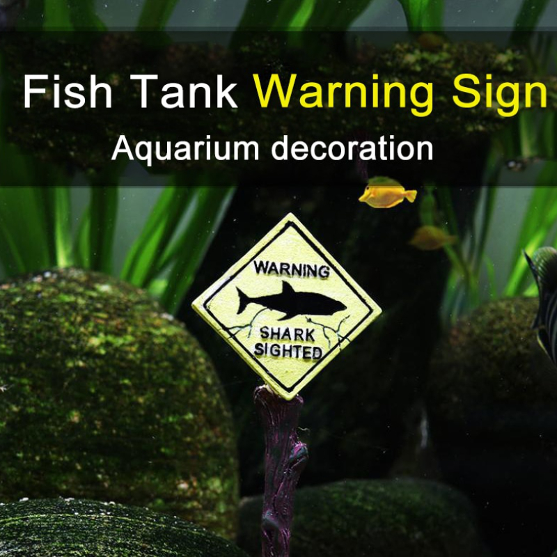 1Pc Resin Aquarium Decoration  - огляд і ціна Aquarium Fish Shark