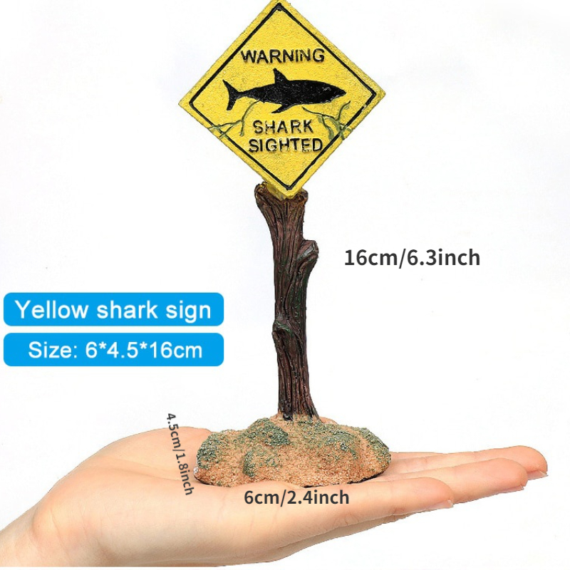 1Pc Resin Aquarium Decoration  - огляд і ціна Aquarium Fish Shark