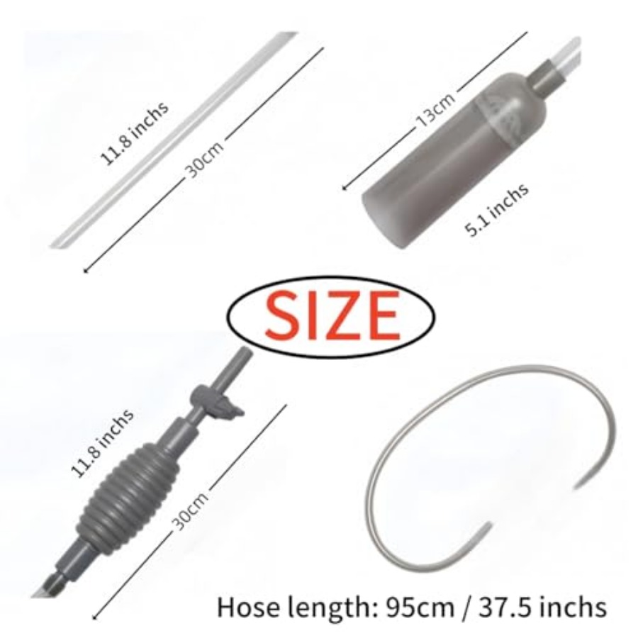 Aquarium Vacuum Gravel Cleaner - огляд і ціна Aquarium Fish Long