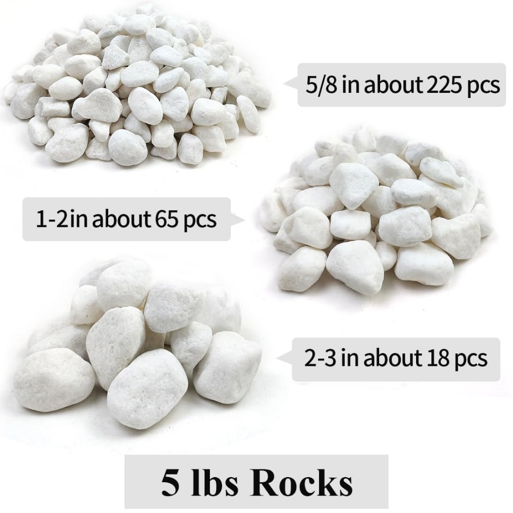 1-2 Inch White Pebbles for Ind - огляд і ціна Aquarium Fish Names