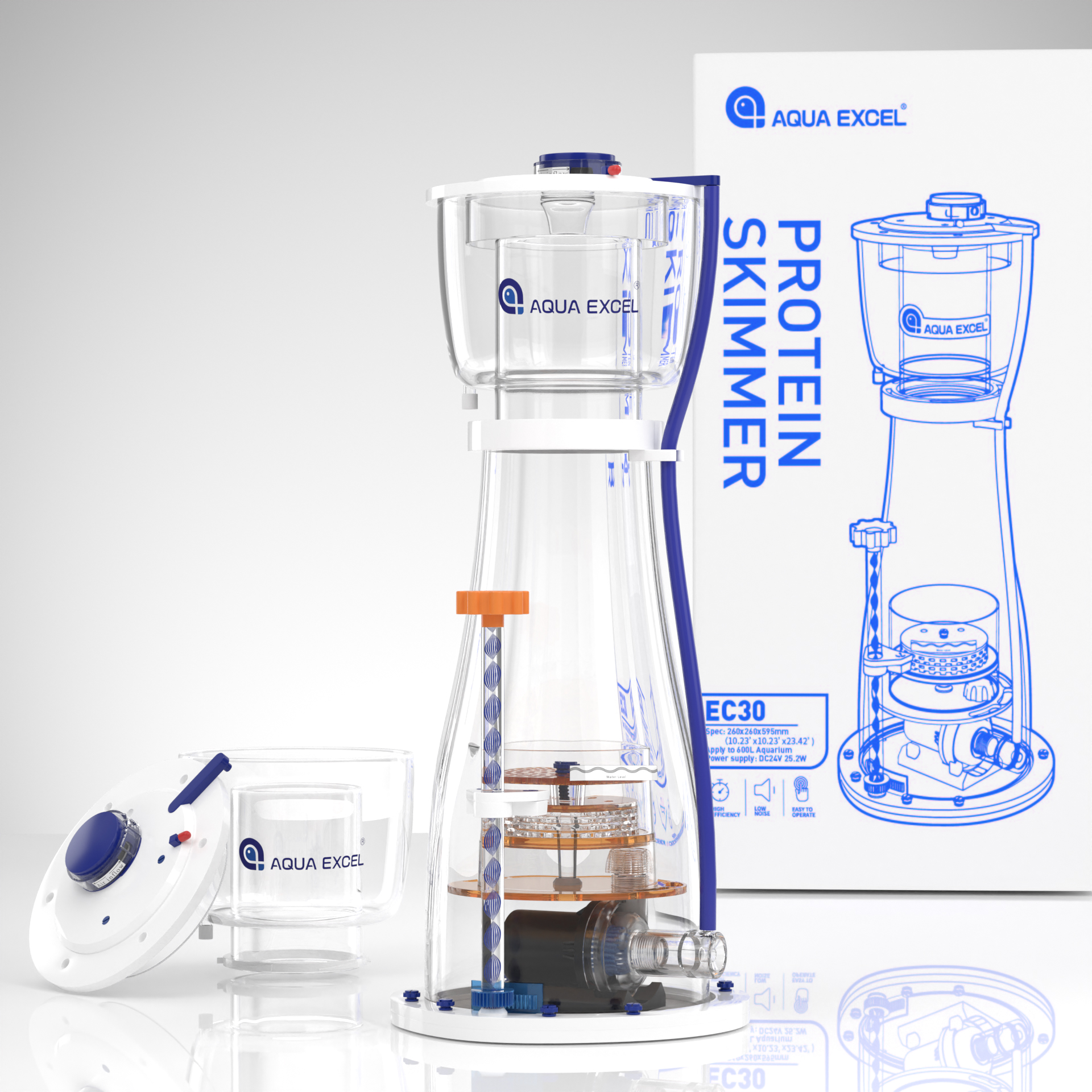 AE-EC20 Modern Internal Protei - огляд і ціна Protein Skimmer Reef