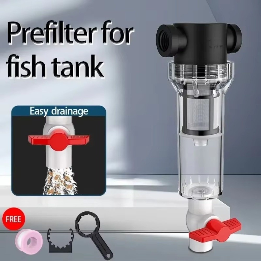 1/2 3/4 Female Thread Aquarium - огляд і ціна Aquarium Fish Waste Collector