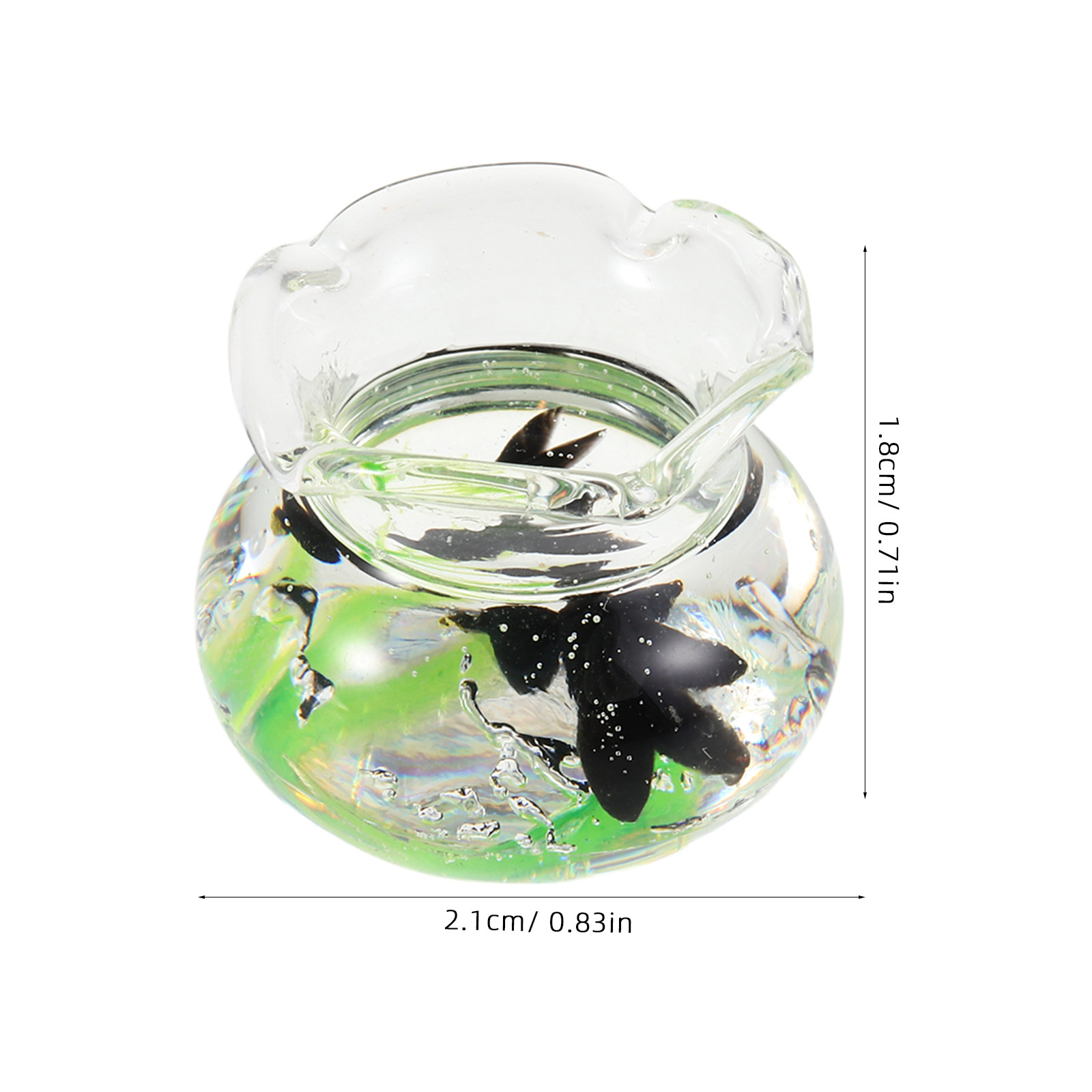 Miniature Resin Fish Bowl Roun - огляд і ціна Aquarium Fish Accessories