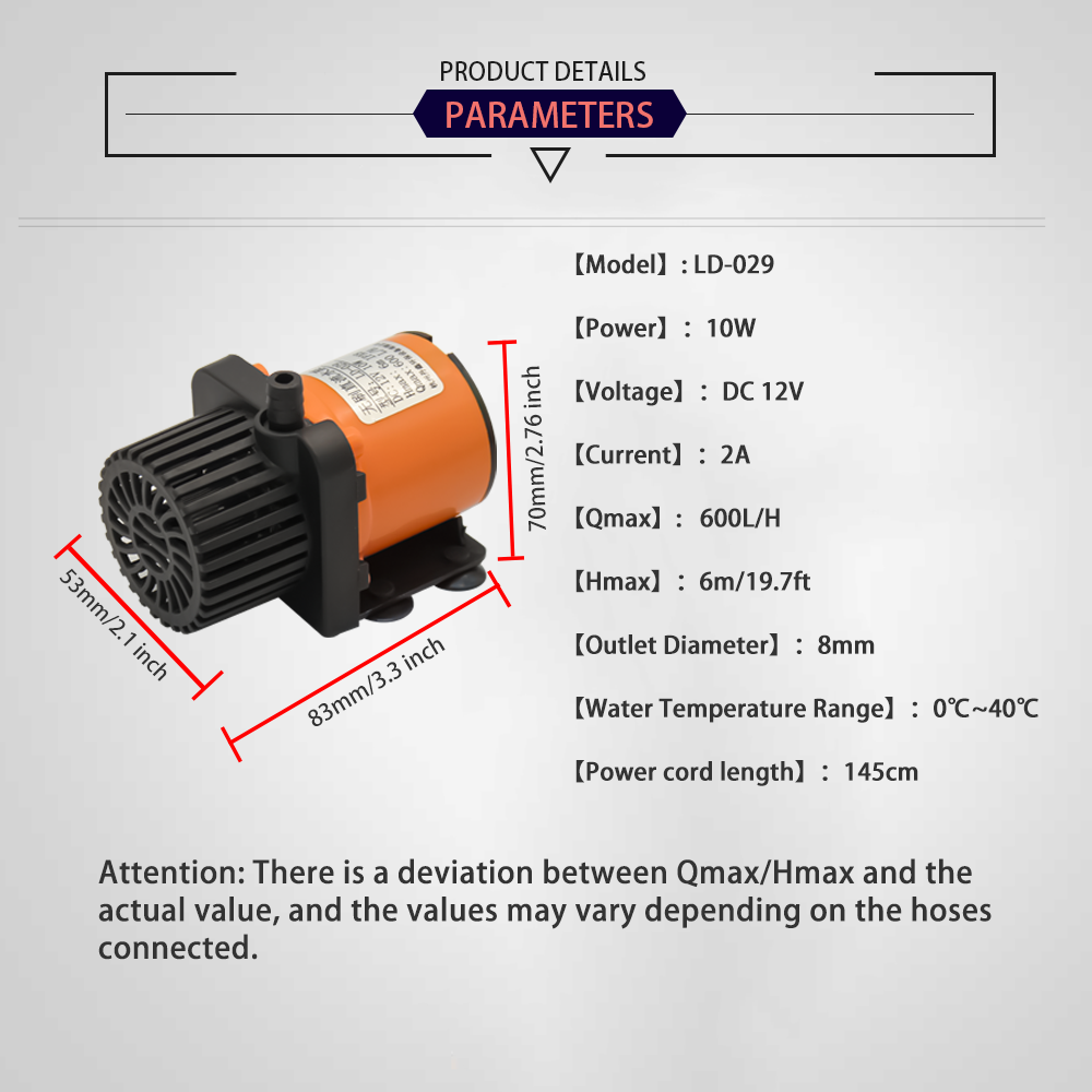 12V DC Brushless Small Submers - огляд і ціна Aquarium Fish Accessories